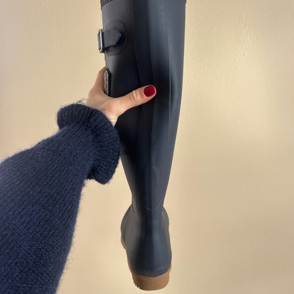 NWT Kamik Black Rain Boots with Buckle Women’s 6 - Picture 5 of 5